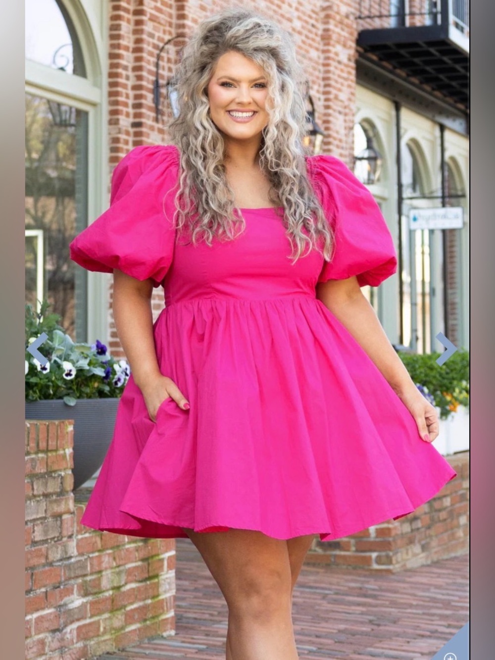 NWT Chic Soul Sweet Lemon Pink Cupcake Dress